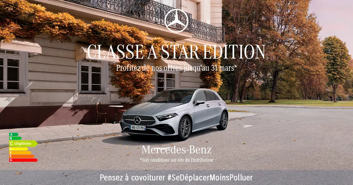  Mercedes-Benz Classe A à partir de 350€/mois