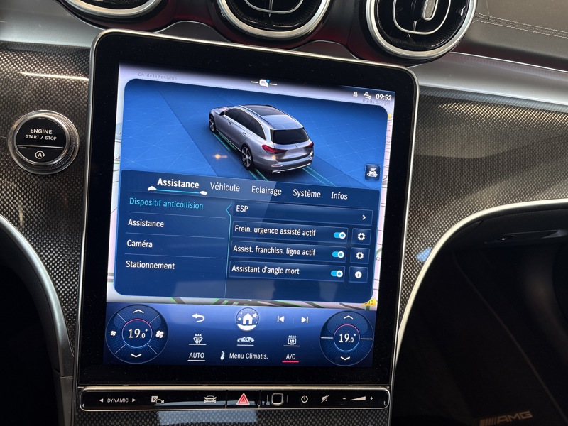 Image Mercedes-Benz CLASSE C BREAK Classe C 220 d 4MATIC Break AMG Line  