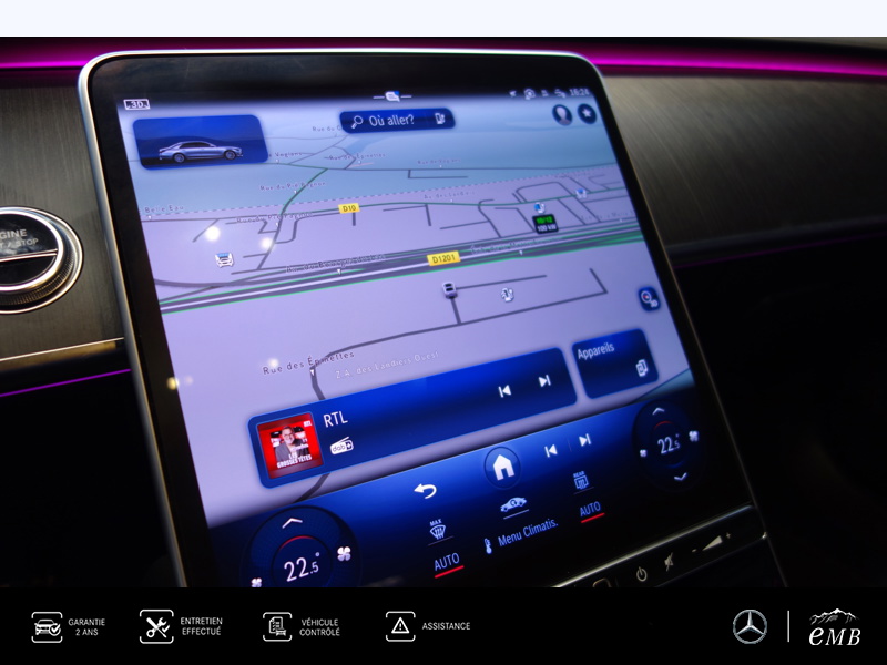 Image Mercedes-Benz CLASSE S 580 e Hybrid EQ 4MATIC Limousine AMG Line  